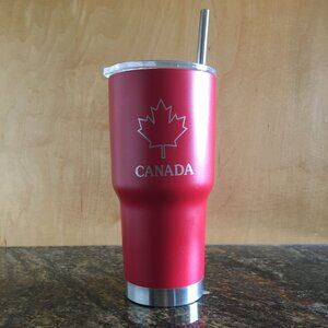 PURE Canadian Pride Insulated Tumbler 700ml Straw